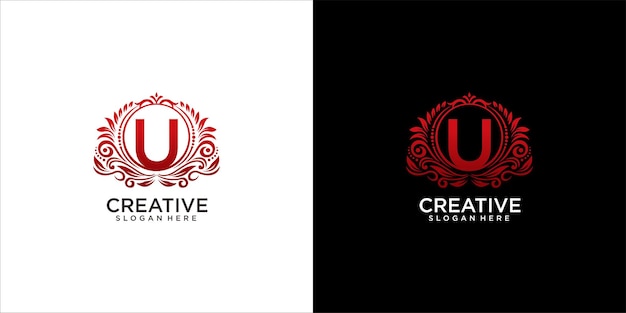 Logo u ornament luxury design