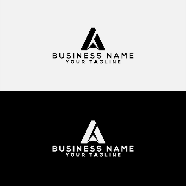 A logo vector design template letter logo maker Circle letter logo A Letter vector Logo Design