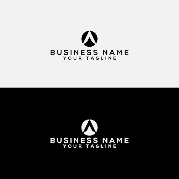 Vector a logo vector design template letter logo maker circle letter logo a letter vector logo design