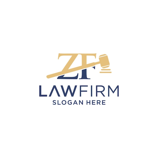 Logo ZF law firm design