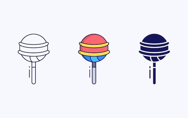 lollipop candies sugar illustration icon