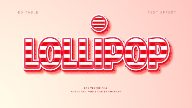 Lollipop Text Effect