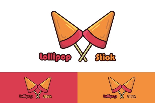 Lollipops Stick Candy vector illustration Food object icon concept