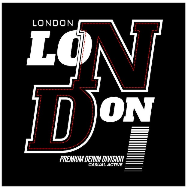 London city Vintage typography design in vector illustration tshirt clothing and other uses