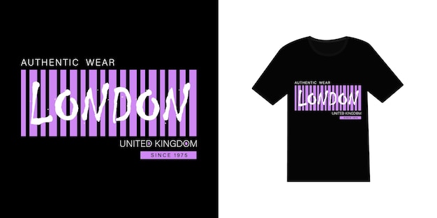 London graphic modern tshirt apparel design