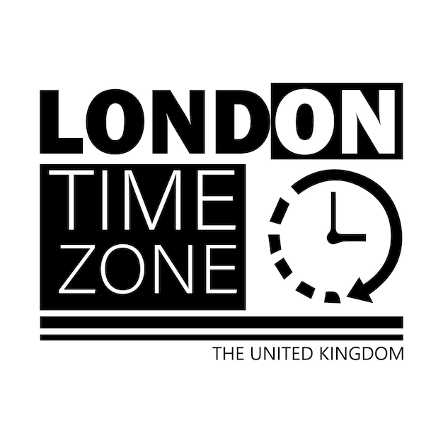 London graphic t shirt vector