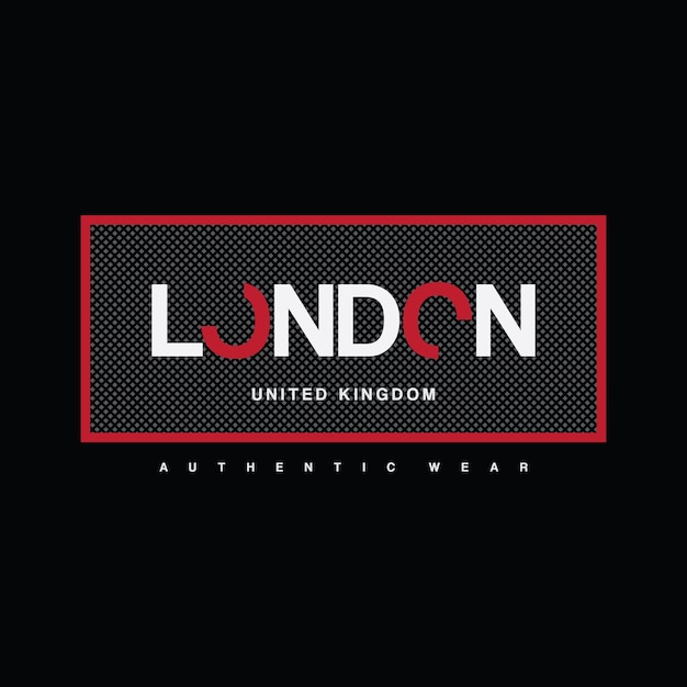 London graphic tshirt and apparel design