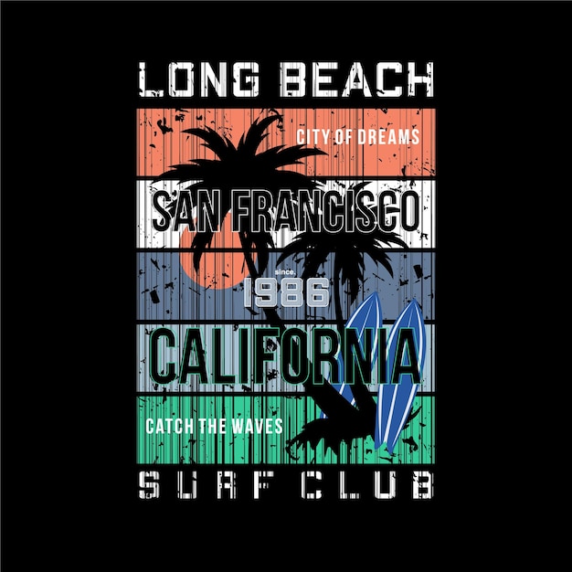 long beach, surf club on summer