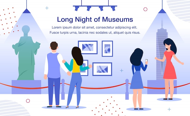 Long Night of Museums Flat promo Banner