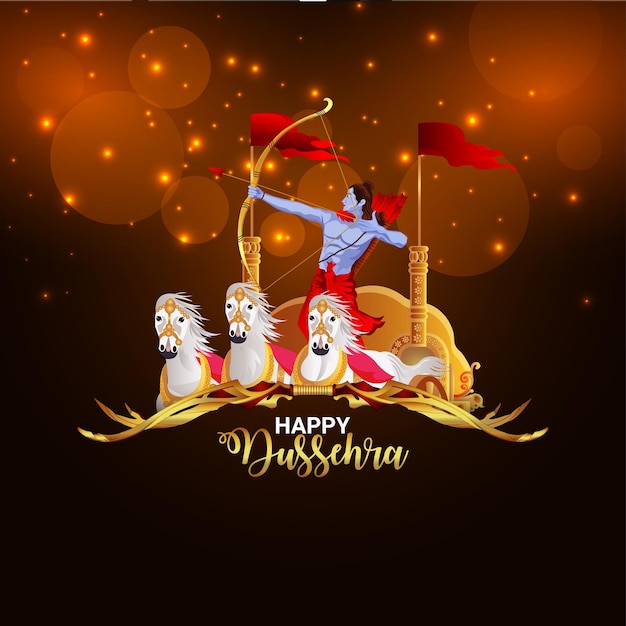 Lord rama killed ravana for happy dussehra festival