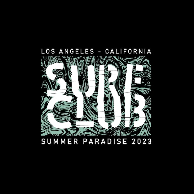 Los angeles california summer paradise tshirt design