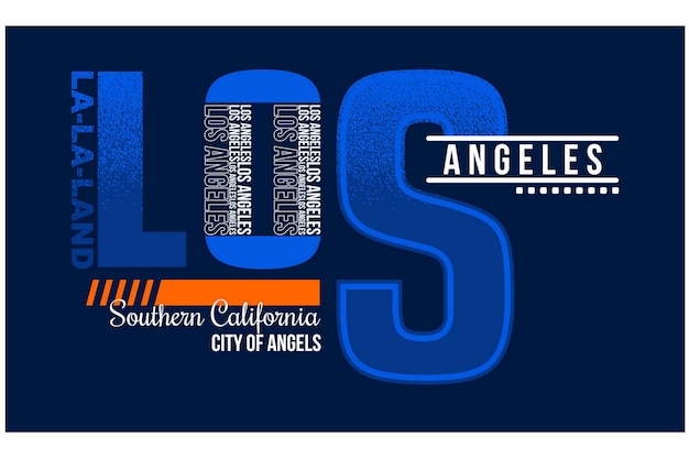 Los angeles Vintage typography design in vector illustration tshirt clothing and other uses