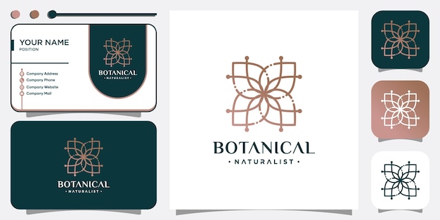 Lotus beauty logo design template with unique idea