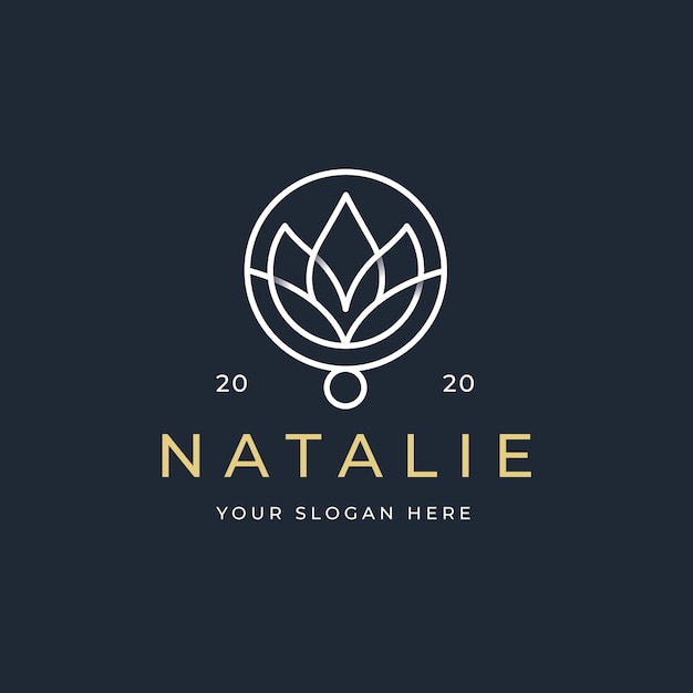 Lotus flower logo design