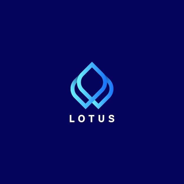 Lotus flower logo design