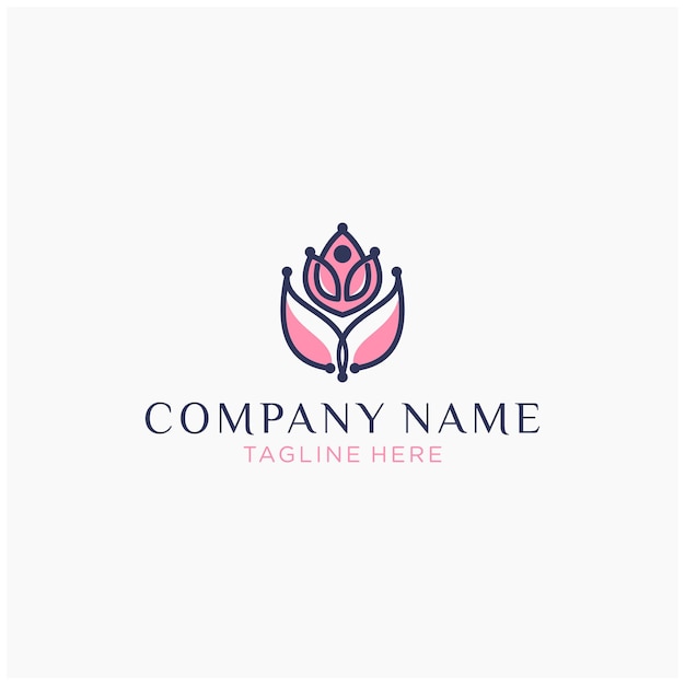 Lotus flower logo design