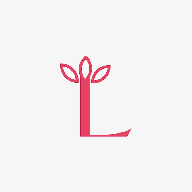 lotus gold royal women hair massage logo letter L