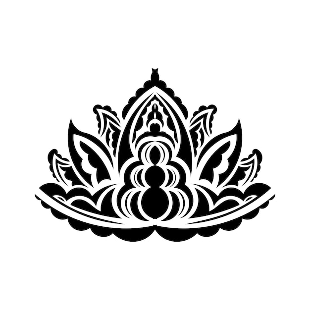 Lotus logo Flat logo illustration for your design