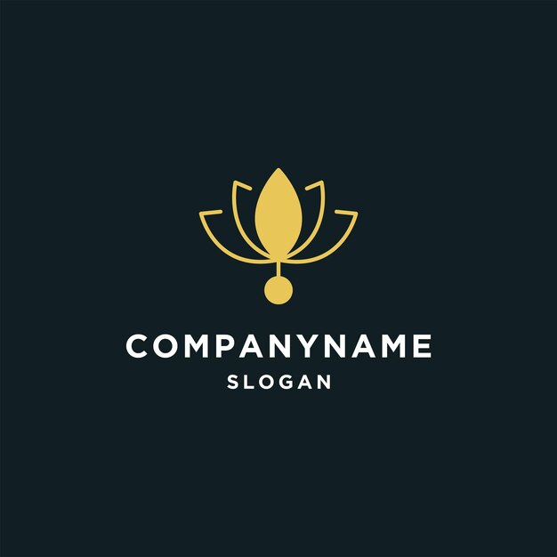 Lotus logo icon design template