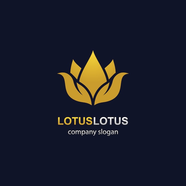 Lotus logo template icon