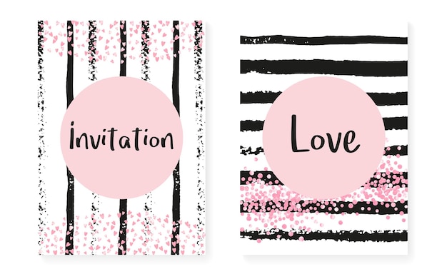 Love Background Stripe Premium Flyer December