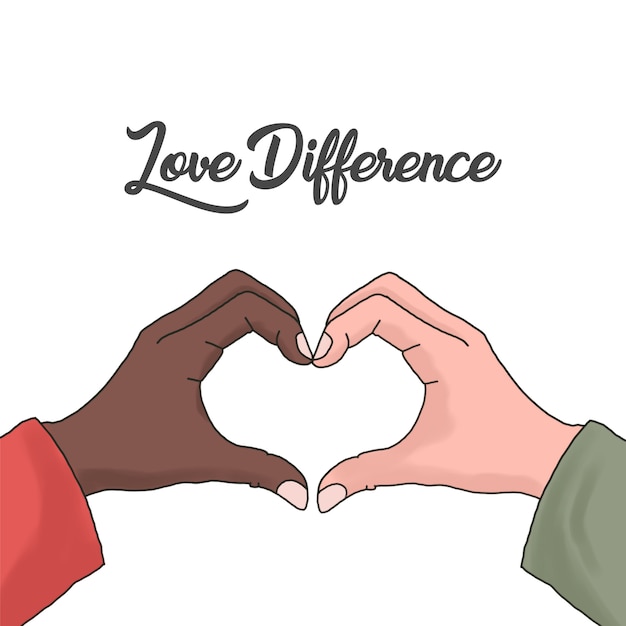 love difference drawing