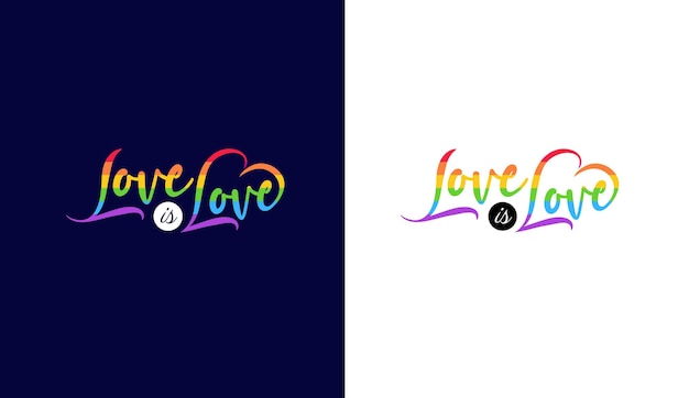 love is love vector design