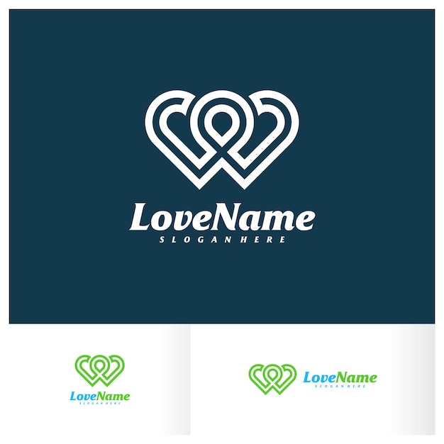 Love logo design vector template Creative Love logo concepts illustration