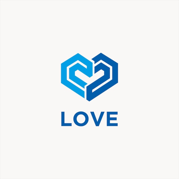 Love Logo Vector heart In the sign