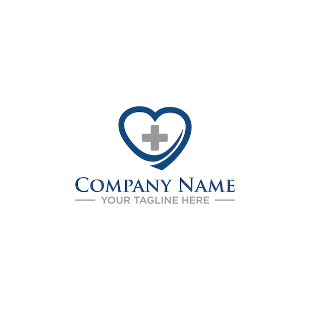 Love Medical Logo Design Healthcare And Medical Logo