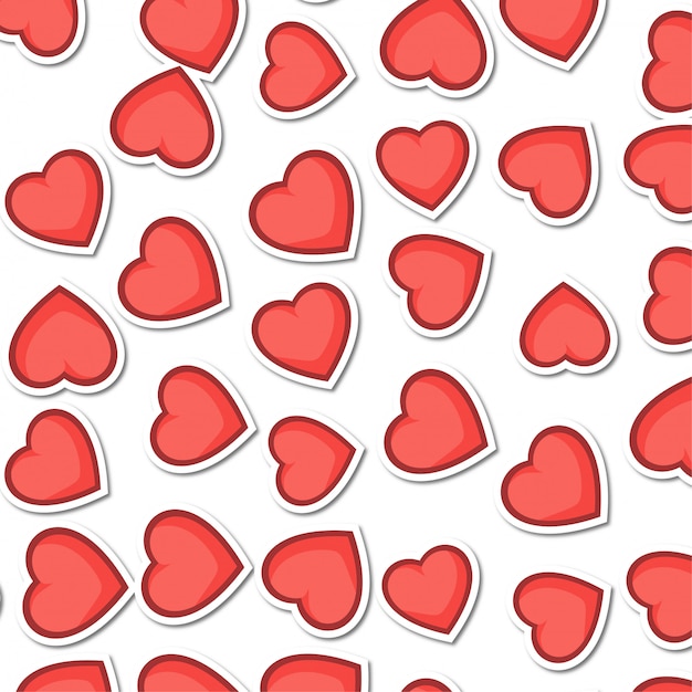 Love pattern Valentines day Background