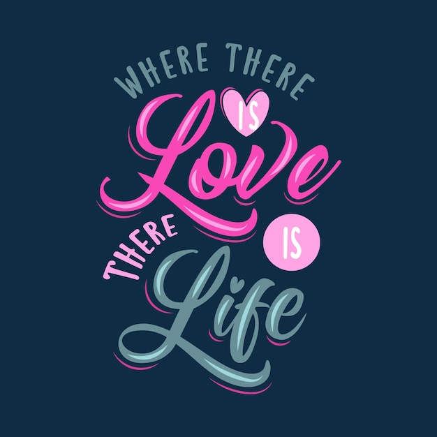 Love quote lettering for t shirt mug bag sticker etc lovers t shirt