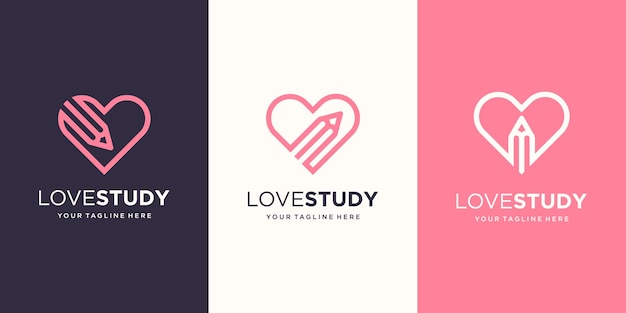 Love study Logo designs Template