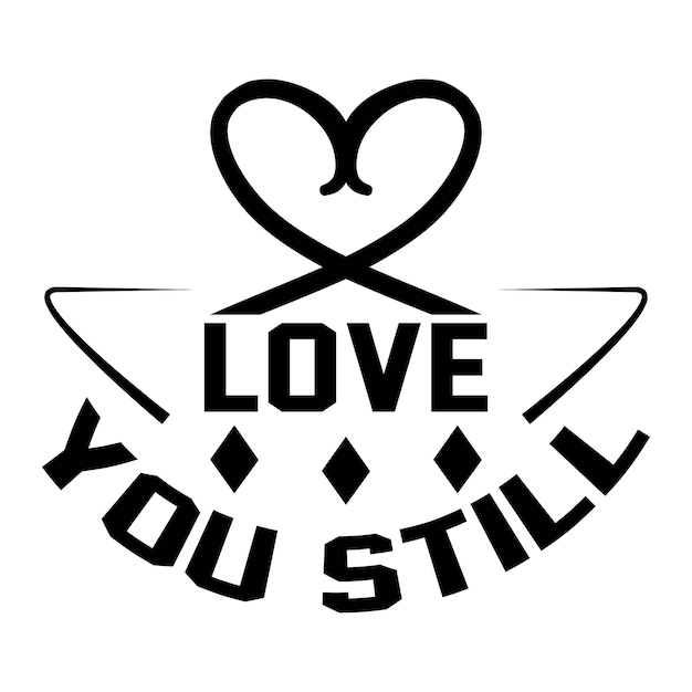 Vector love svg design