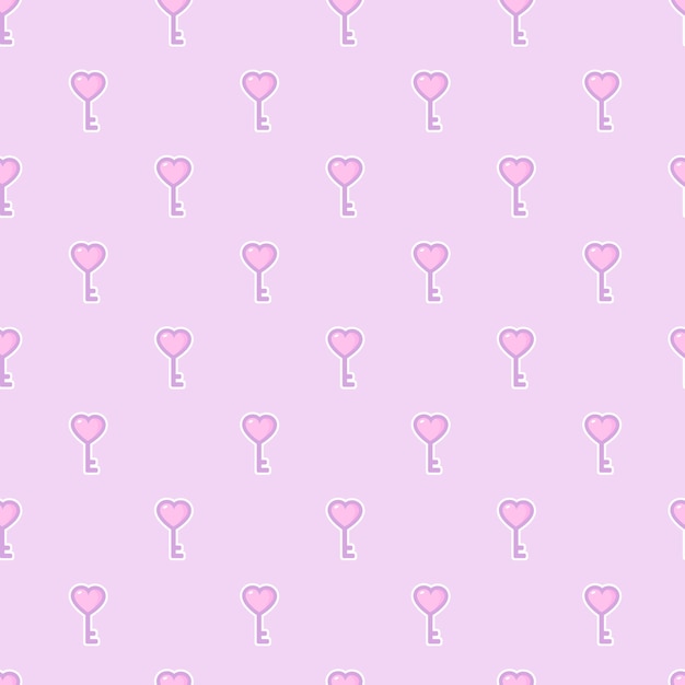 Love vector seamless pattern