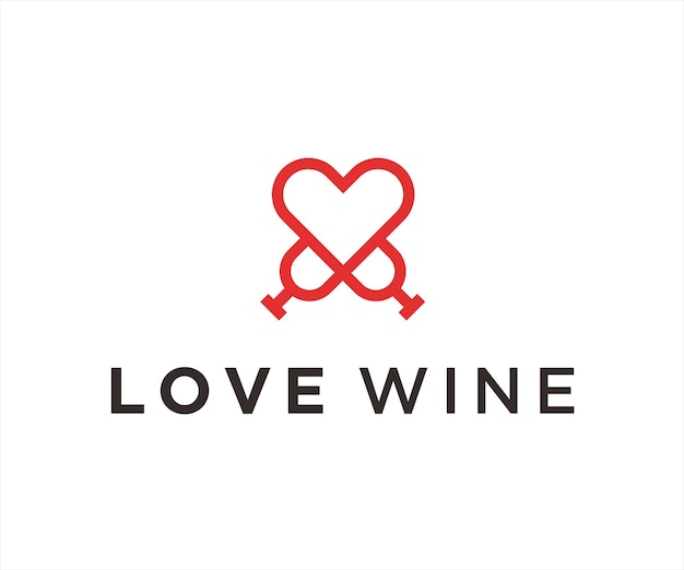 love wine logo designs