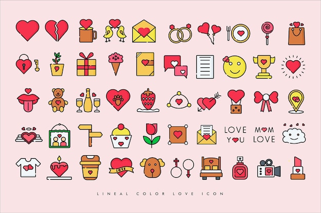 LoveLineal ColorIconSet