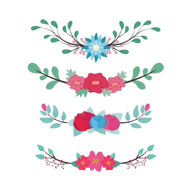 Lovely floral dividers