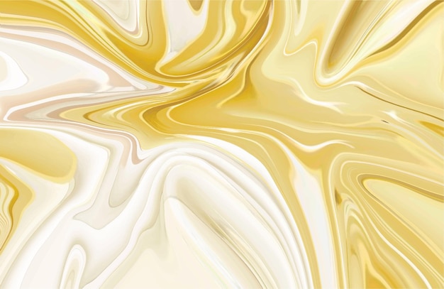 Lovely modern sparkling liquid background with luxury golden and silver colors