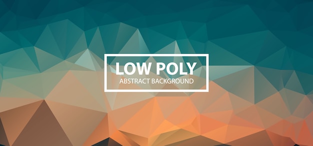 Vector low poly abstract background