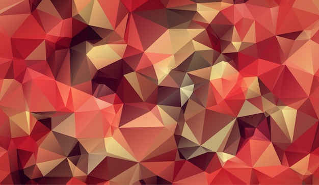 Low poly triangles mosaic.