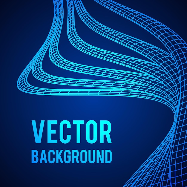 Low poly vein or wire wireframe mesh background