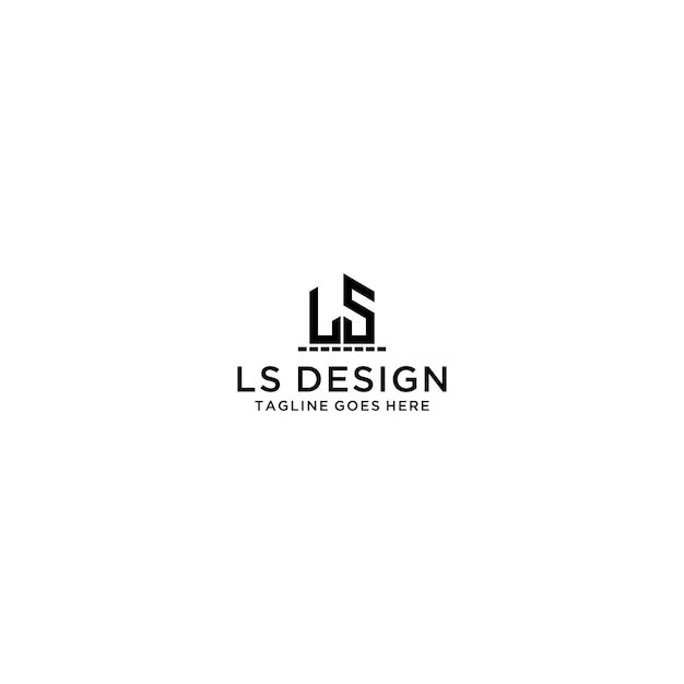 LS Initial Law Firm Logo Sign Design