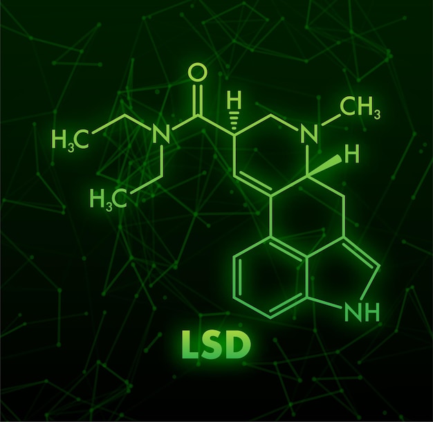 Lsd formula LSD lysergic acid diethylamide drug formula