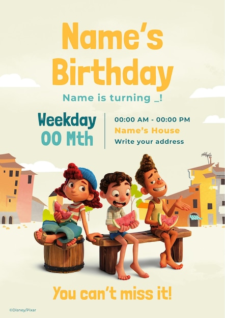 Luca Birthday Invitation