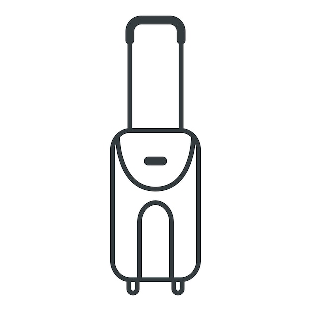 Vector luggage icon vector design template