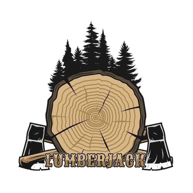 Lumberjack logo design