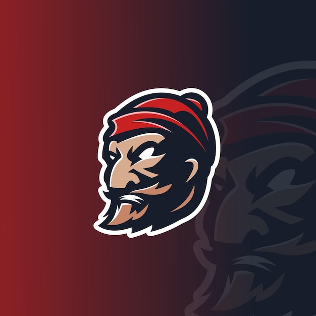 lumberjack mascot esport logo design