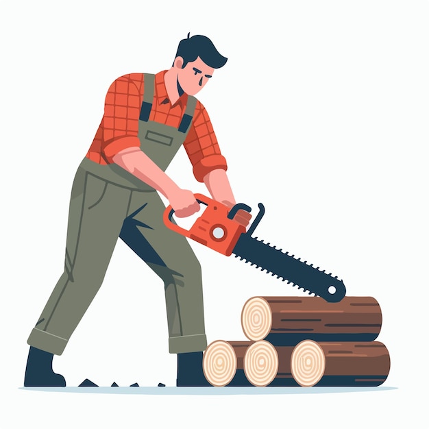 Vector lumberjack vector image