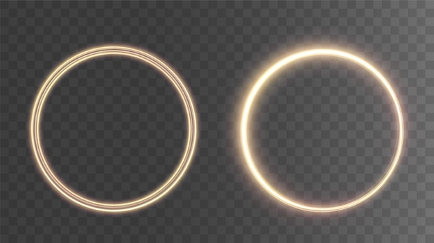 Luminous golden circle PNG Light gold pedistal podium platform table Vector PNG